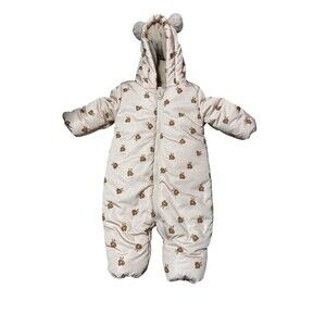 3 Months Live and Lottie Baby Girl Snowsuit One Piece